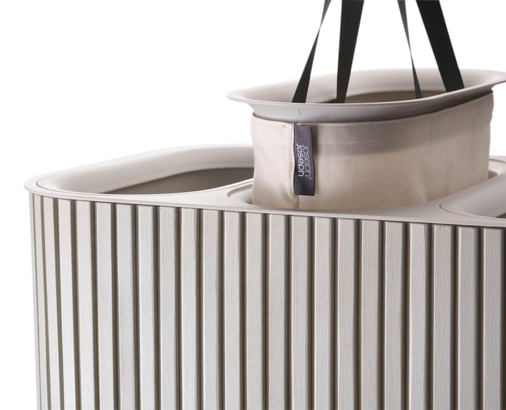 Tota Trio Luxe kleskurv 90 L, Ecru Joseph Joseph