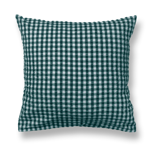 Bilde av Juna Bæk&Bølge putetrekk 60x63 cm Grønn-lyseblå
