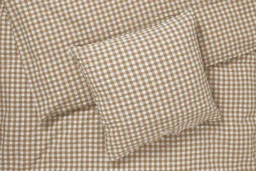Bæk&Bølge sengesett 150x210 cm - Karamell-offwhite - Juna