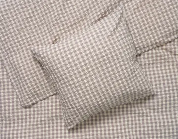 Bæk&Bølge sengesett 220x220 cm - Grå-bjørk - Juna