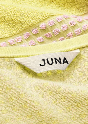 Check håndkle 70x140 cm - Gul-rosa - Juna