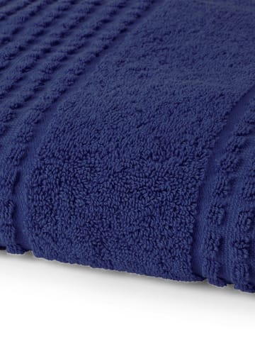 Check håndkle 70x140 cm - Marineblå - Juna