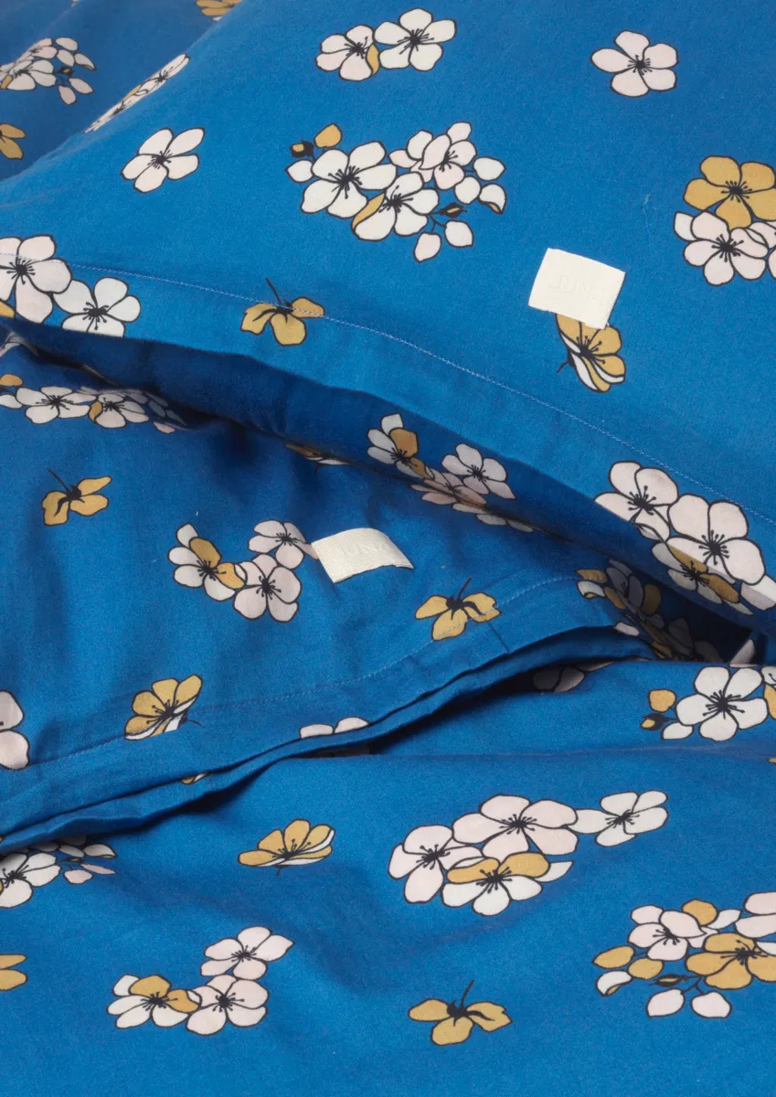 Grand Pleasantly sengesett 140 x 200 cm, Blå Juna