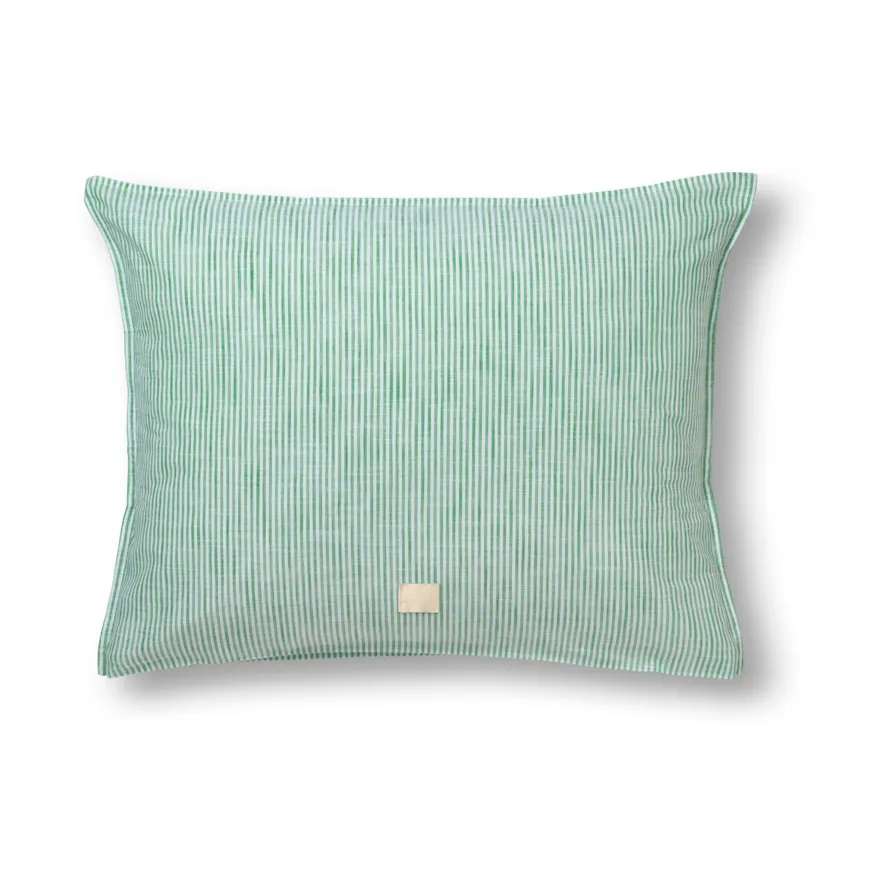 Monochrome Lines putetrekk 50 x 70 cm, Grønn-hvit Juna