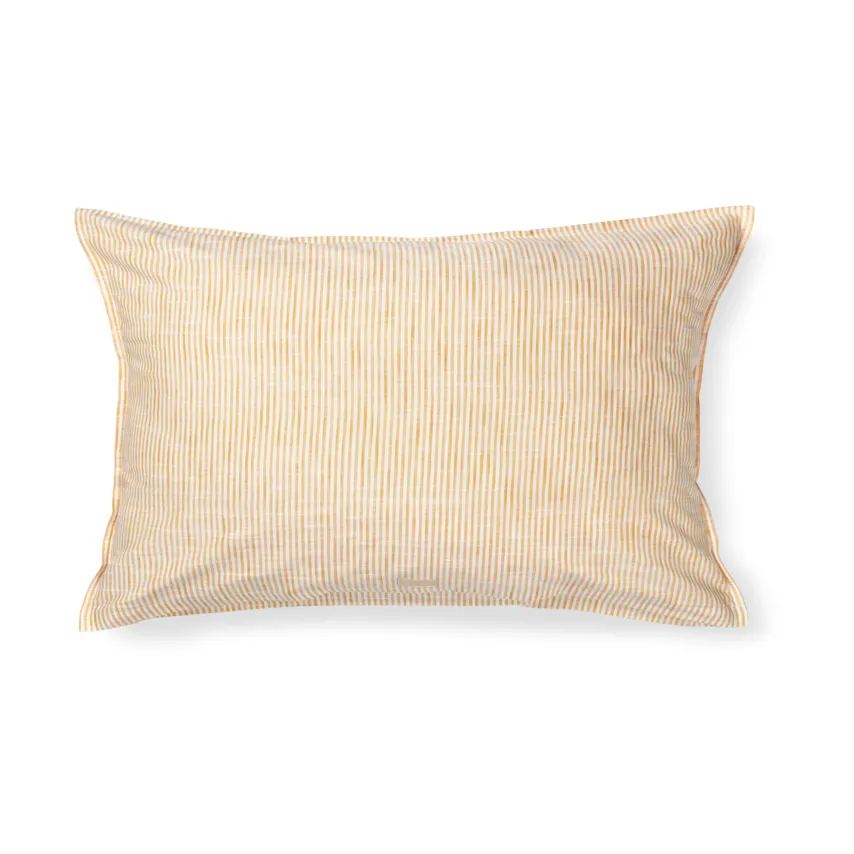 Monochrome Lines putetrekk 50 x 70 cm, Oker-hvit Juna