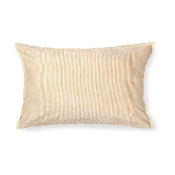 Monochrome Lines putetrekk 50 x 70 cm - Oker-hvit - Juna