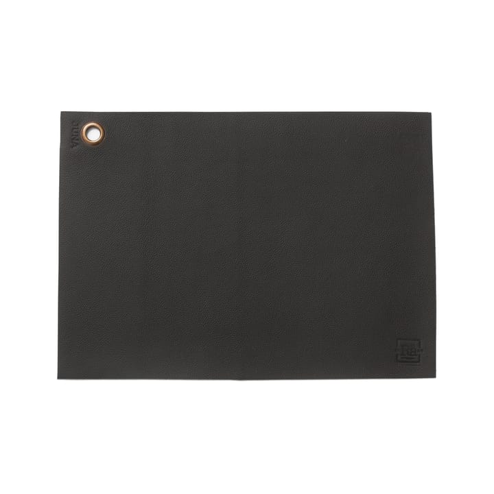 Rå spisebrikke 43x30 cm - svart - Juna