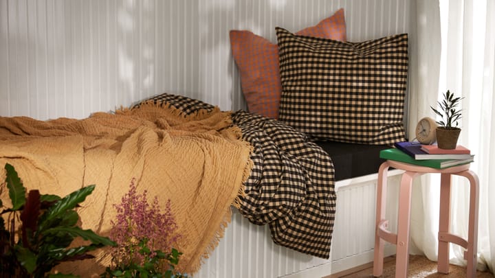 Relover sengeteppe 240 x 260 cm, Sand Juna