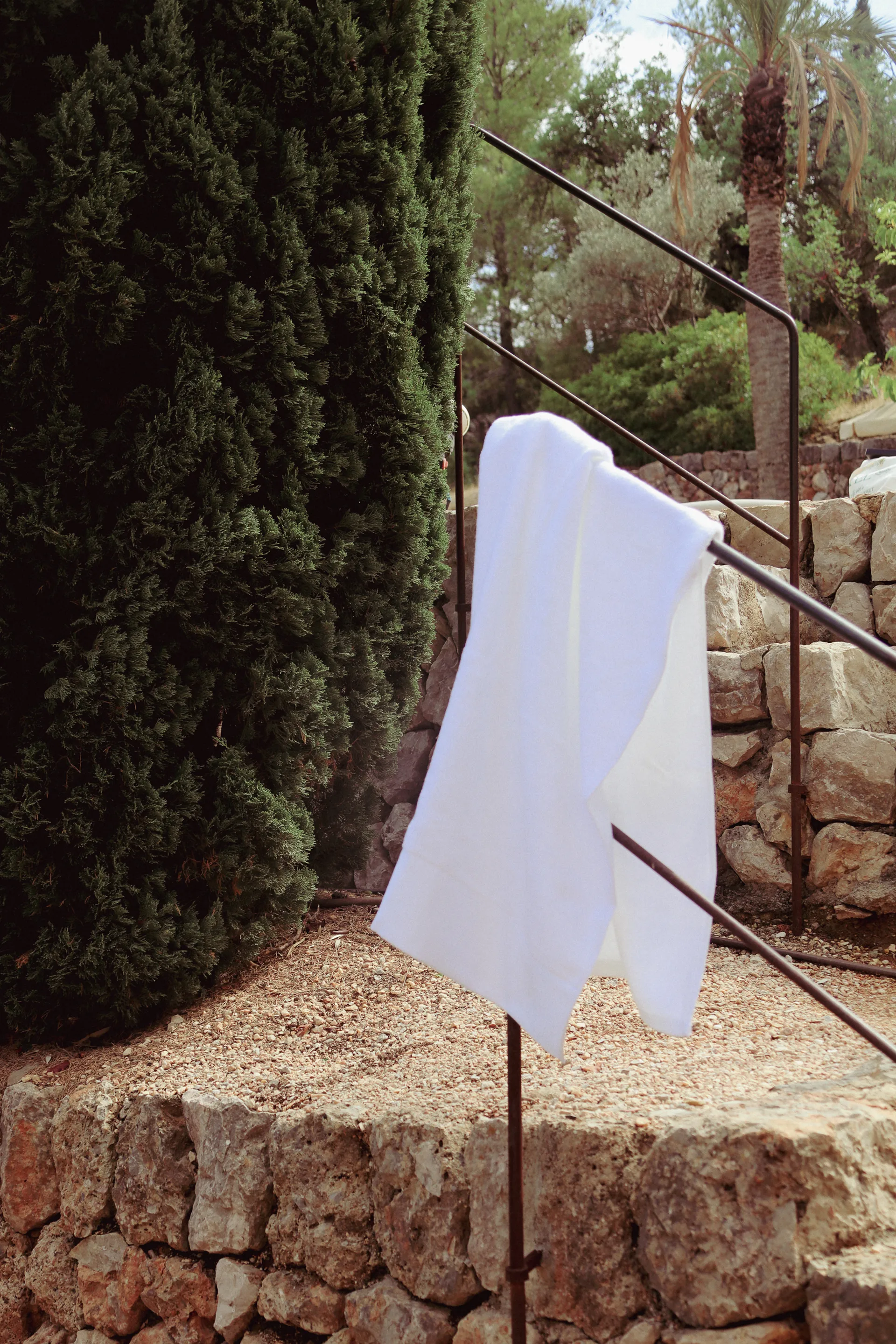 Juniper dusjhåndkle 70 x 140 cm 2-pakning, Snow White Juniper