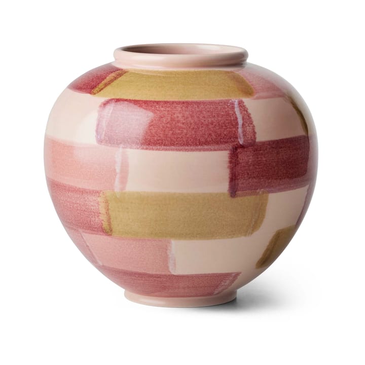 Canvas vas 20 cm - Rosa-brun - Kähler