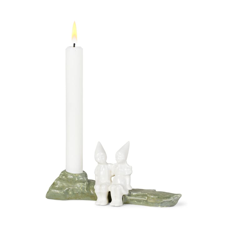 Christmas Tales lysestake juleklem 8,5 cm, Hvit Kähler