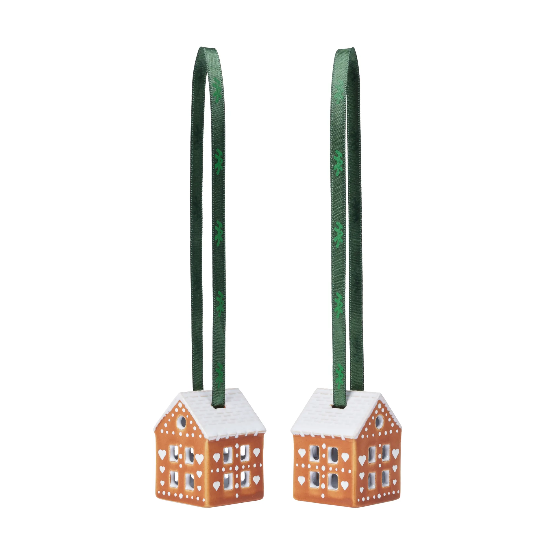 Gingerbread juleoppheng 5 cm 2-pakk, Brun Kähler