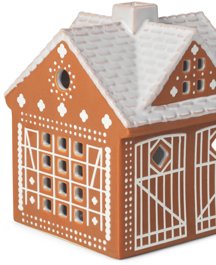 Gingerbread lyshus, Christmas Barn 11,5 cm Kähler