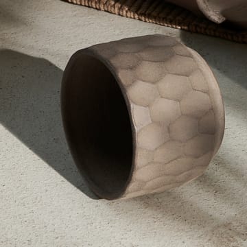 Gro blomsterkrukke lys sand - Ø16,5 cm - Kähler