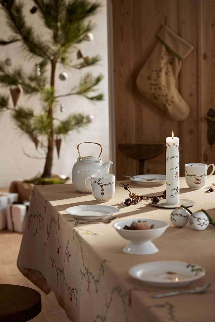 Hammershøi Christmas Duk beige, 150x320 cm Kähler