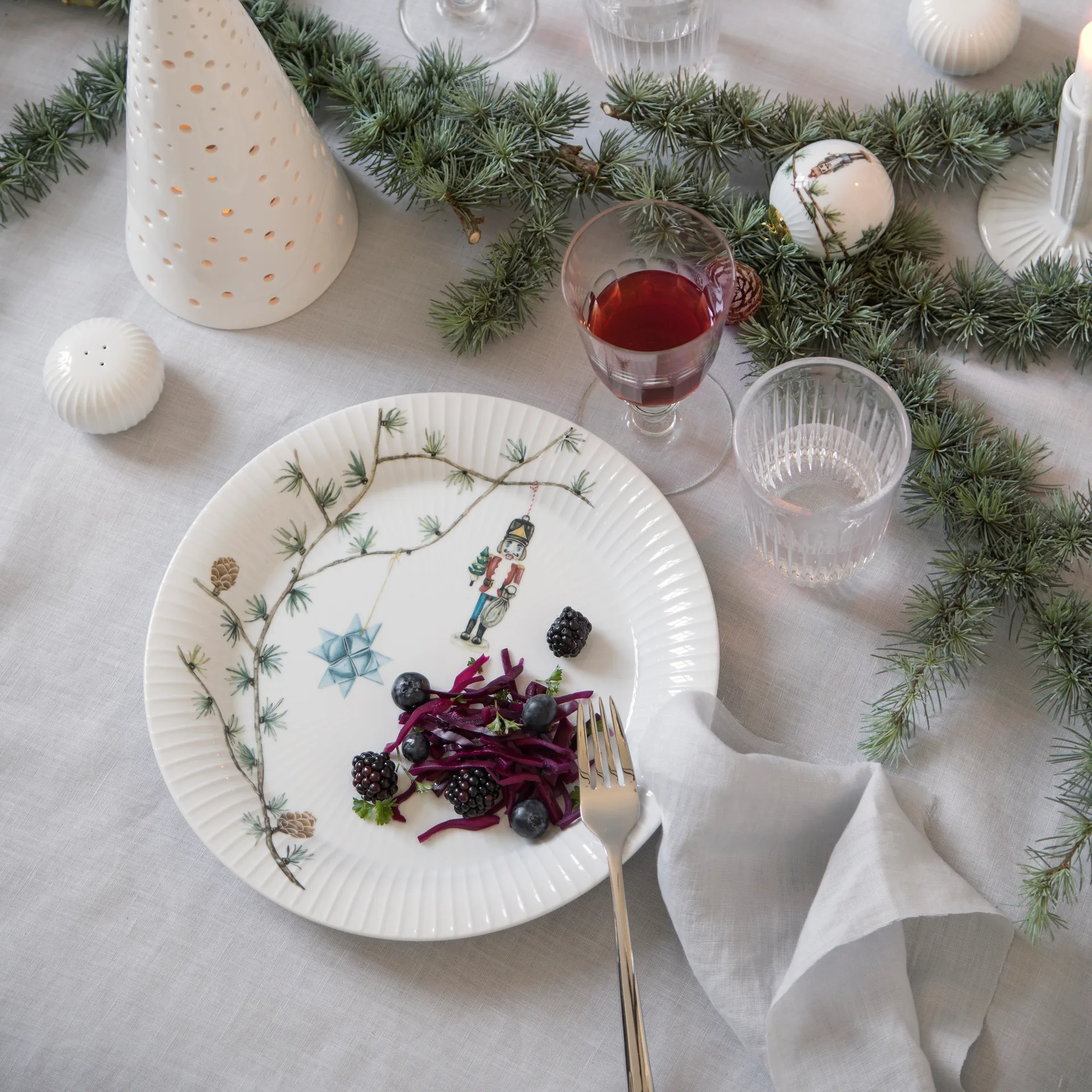 Hammershøi Christmas julservise sett 18 deler Kähler