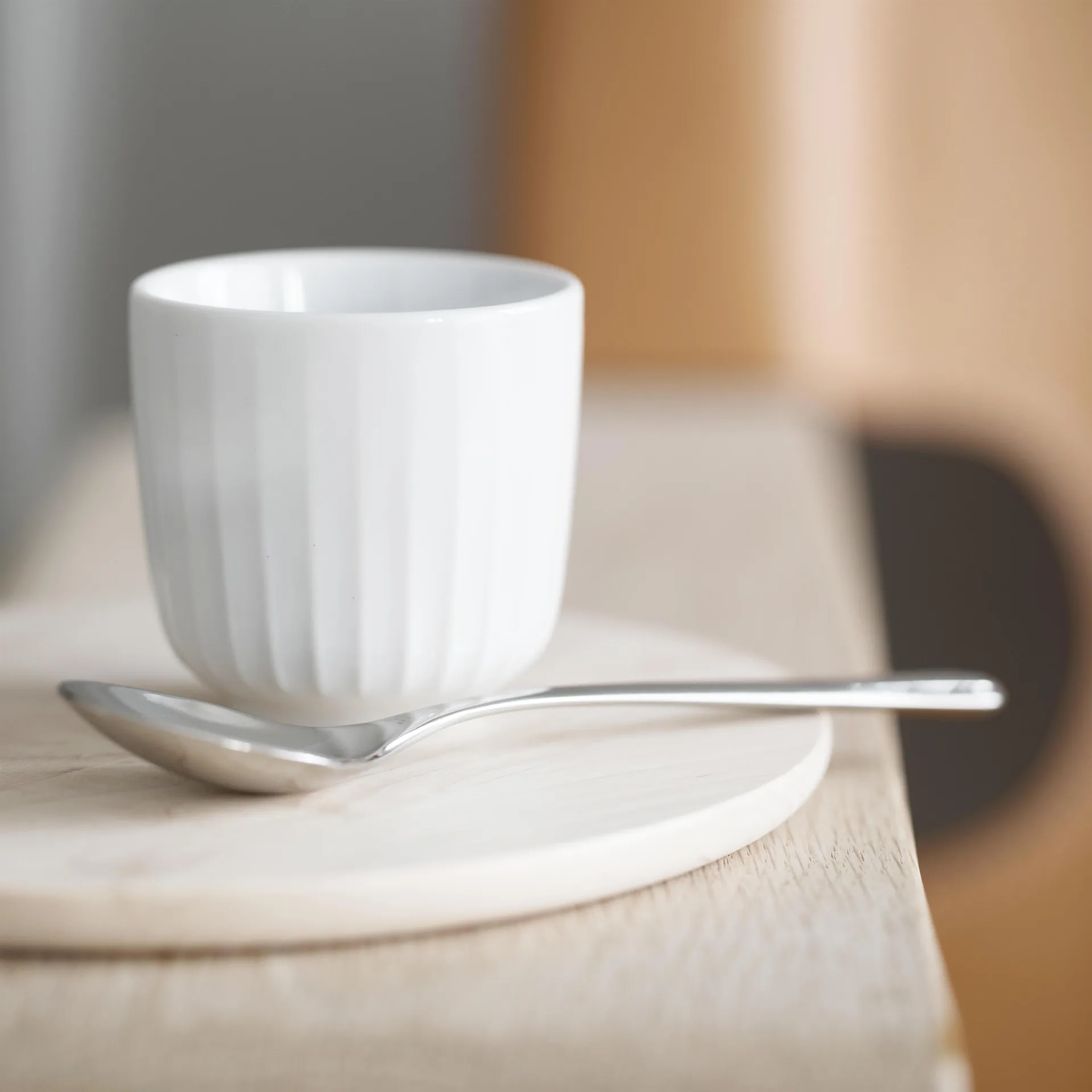 Hammershøi espressokopp, hvit Kähler