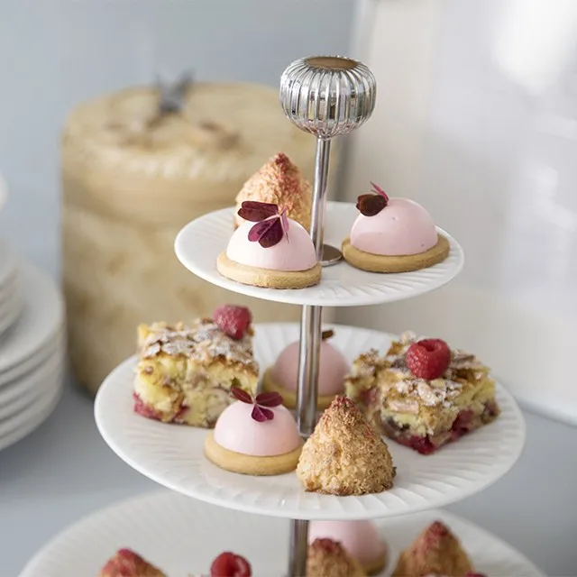 Hammershøi etasjefat, hvit Kähler