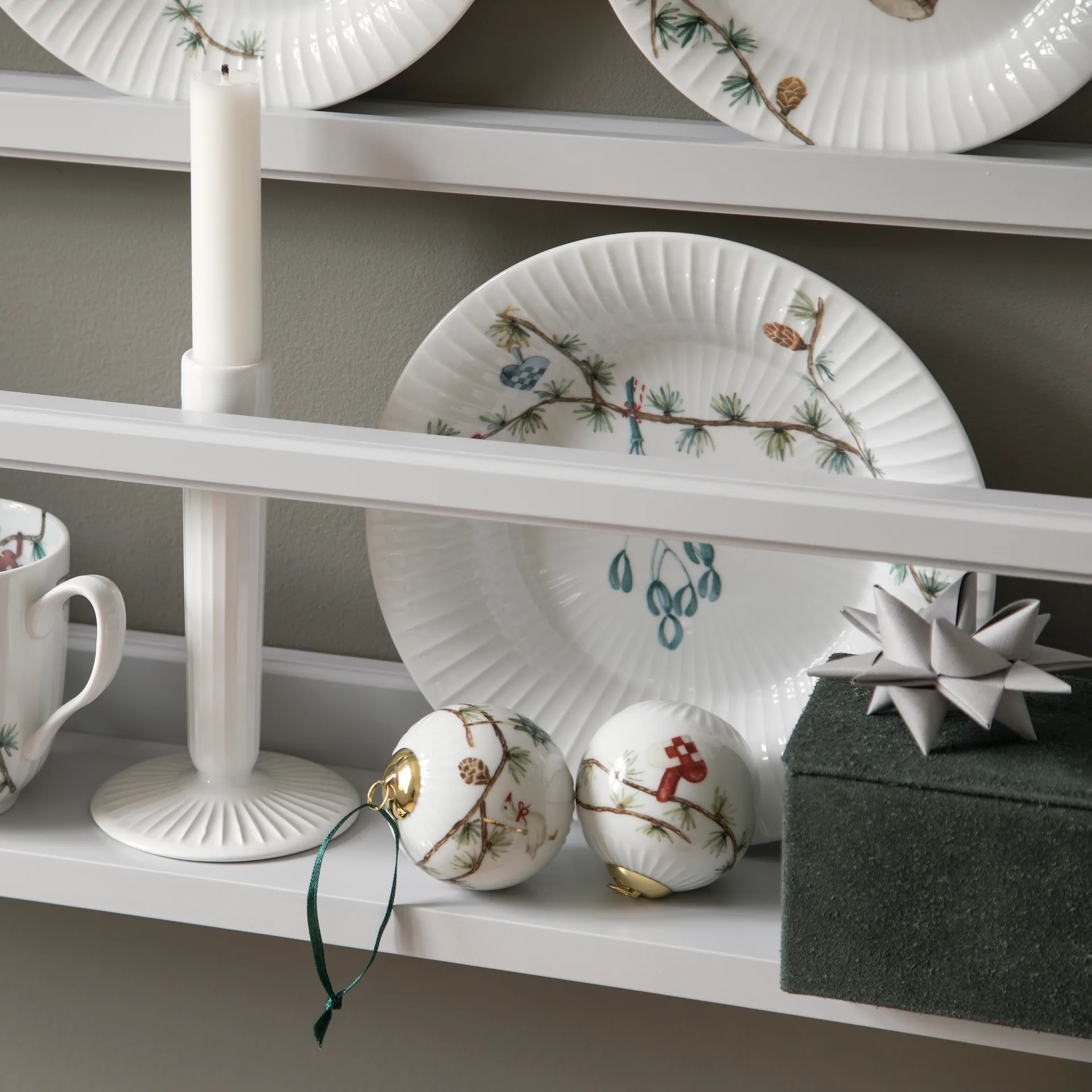 Hammershøi Jul dekorasjonskula, 6 cm Kähler