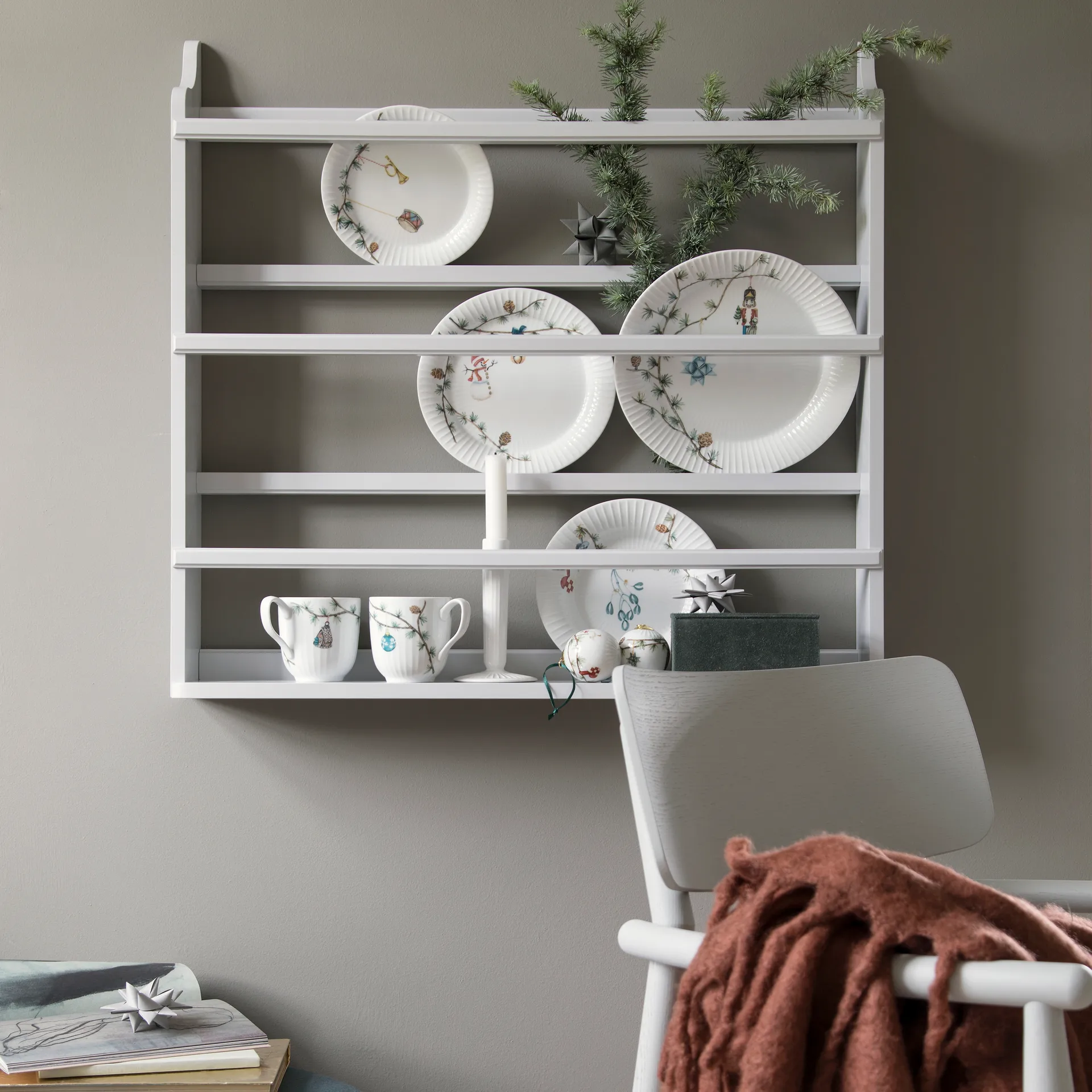 Hammershøi Jul dyp tallerken, 21 cm Kähler