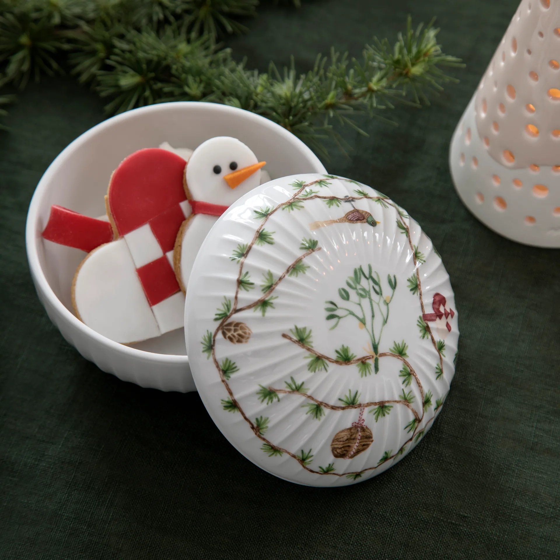 Hammershøi julbonbonjær Ø11,5 cm, Hvit Kähler