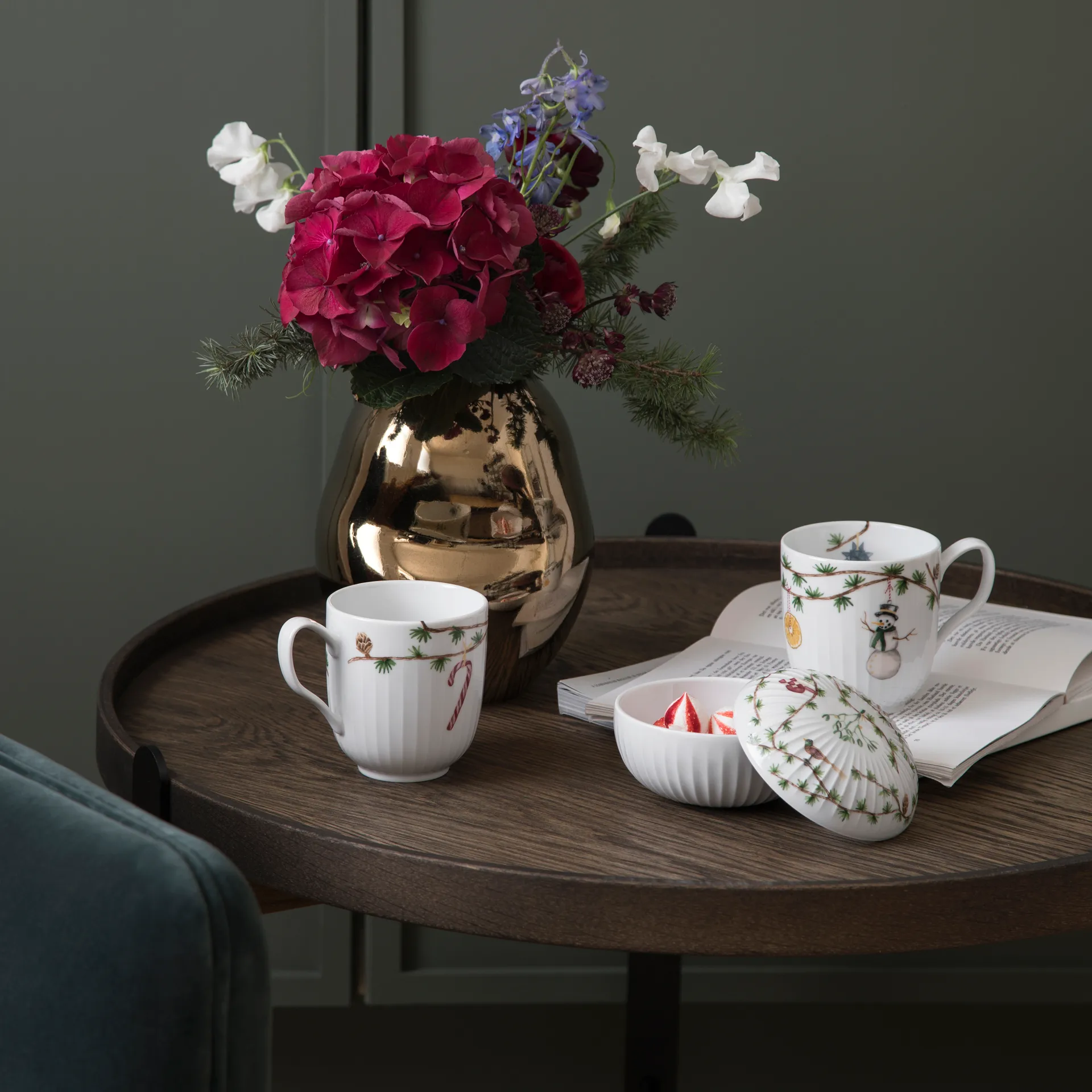 Hammershøi julbonbonjær Ø11,5 cm, Hvit Kähler