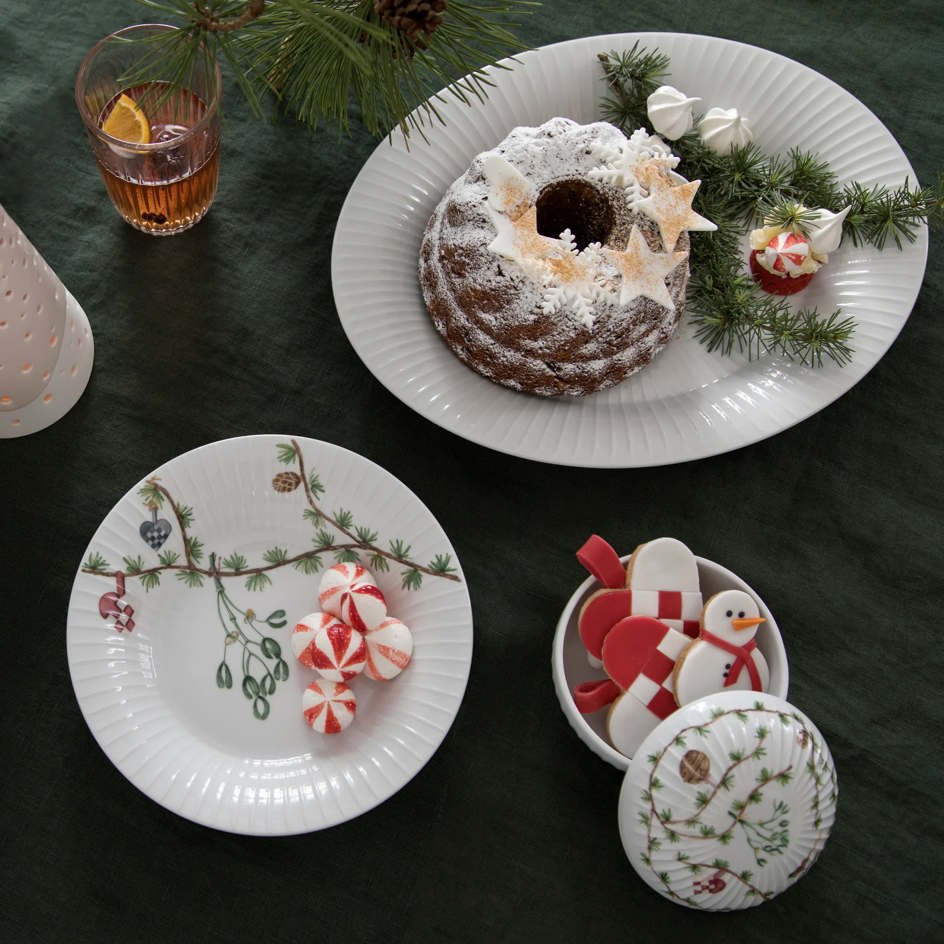 Hammershøi julbonbonjær Ø11,5 cm, Hvit Kähler