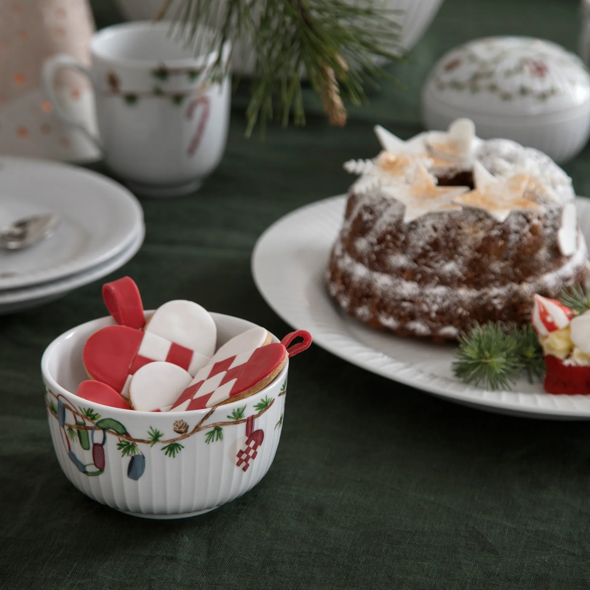 Hammershøi juleskål Ø12 cm, Hvit Kähler