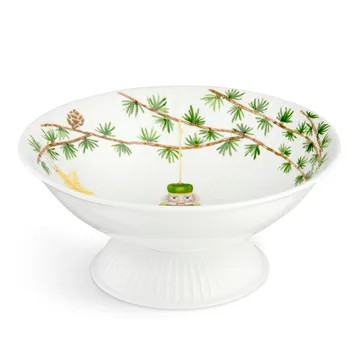 Hammershøi juleskål på fot Ø23 cm - Hvit - Kähler