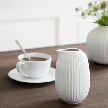 Hammershøi melkekanne - hvit - Kähler