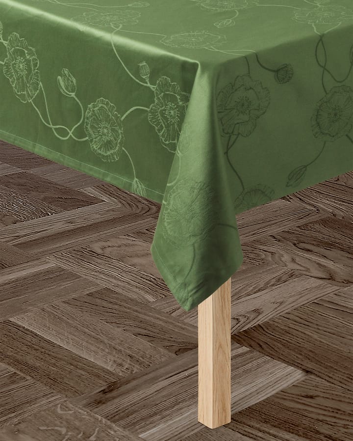 Hammershøi Poppy damaskduk grønn - 150 x 200 cm - Kähler