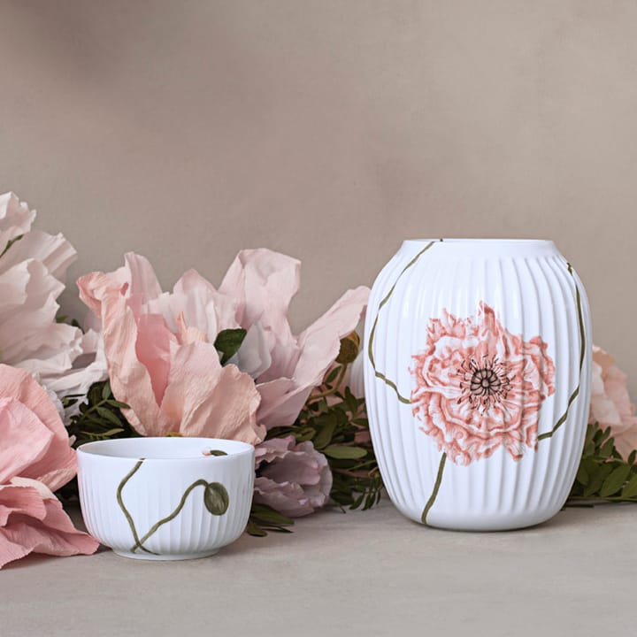Hammershøi Poppy vase 21 cm, Hvit Kähler