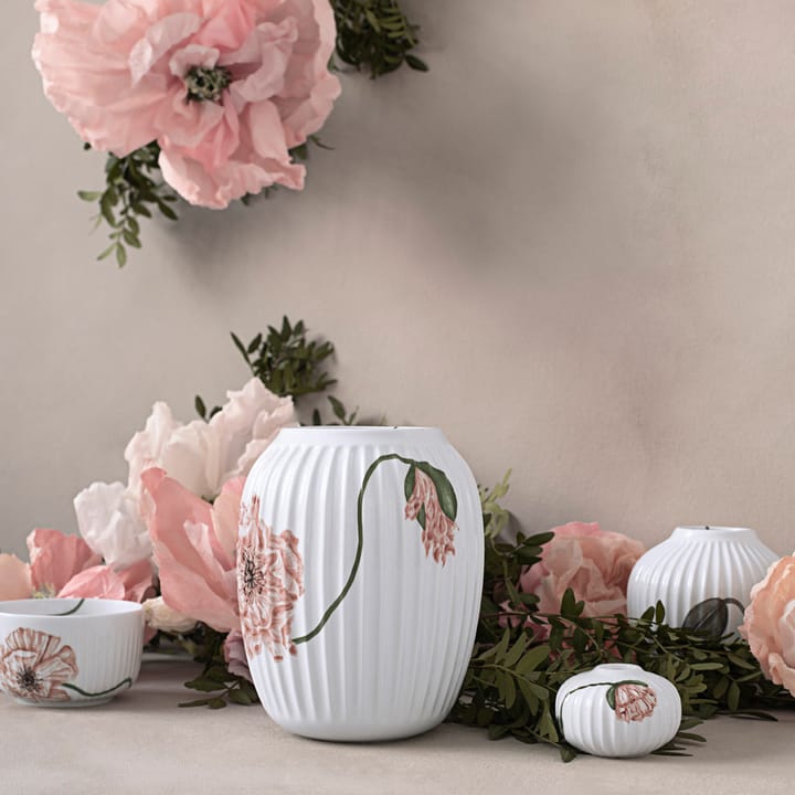 Hammershøi Poppy vase 21 cm, Hvit Kähler