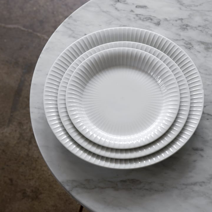 Hammershøi tallerken hvit, Diameter 19 cm Kähler