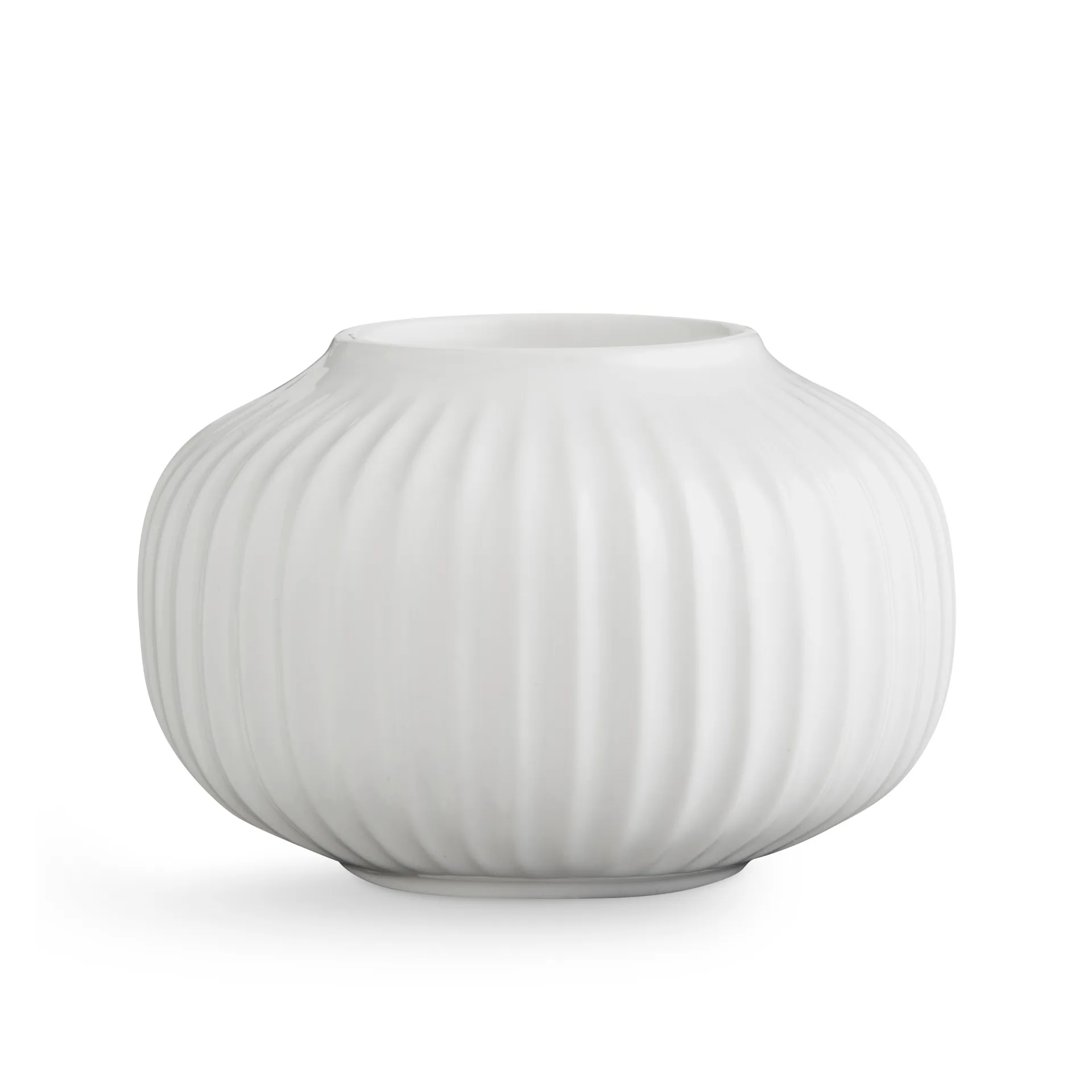 Hammershøi telysholder medium, hvit Kähler