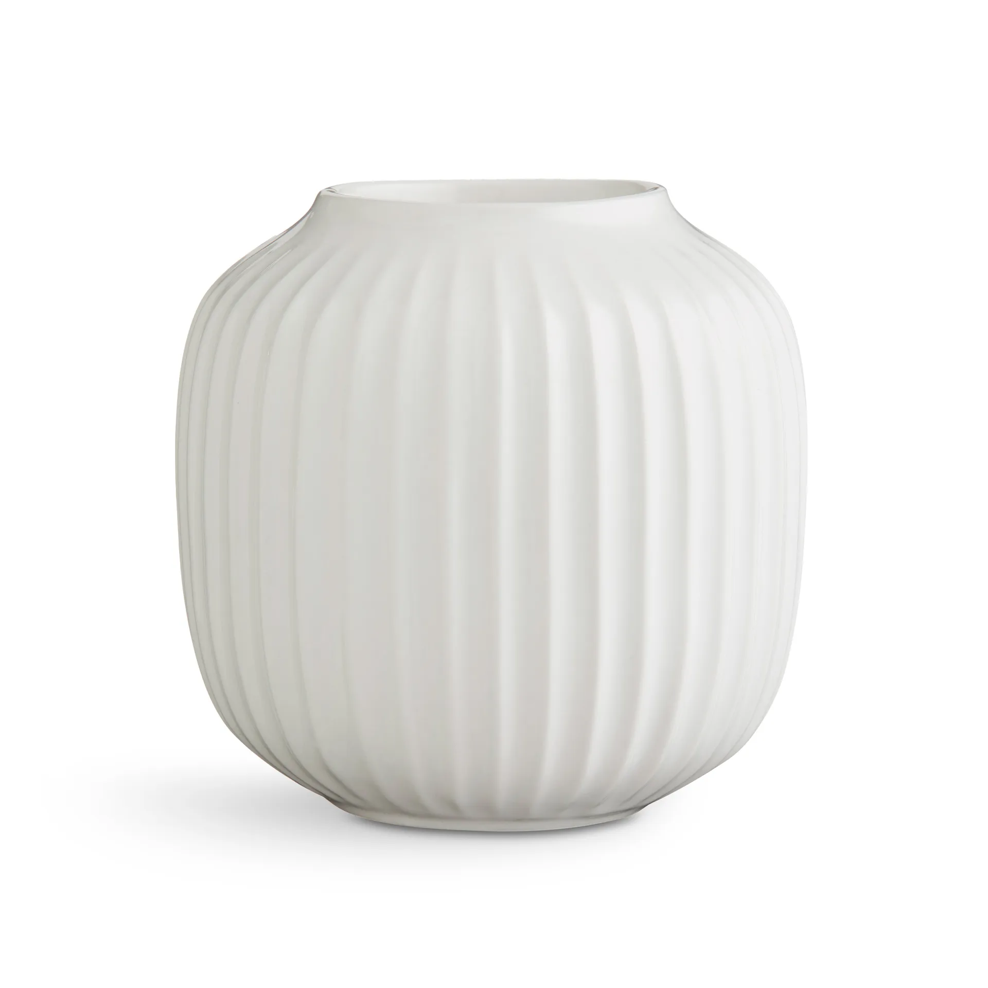 Hammershøi telysholder stor, hvit Kähler