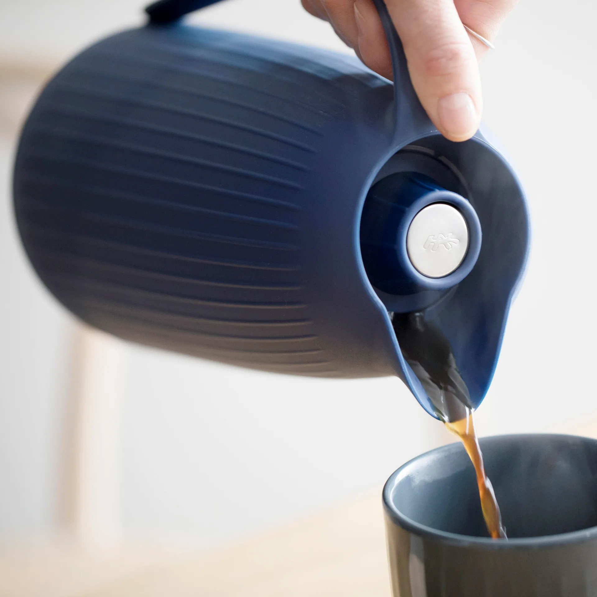 Hammershøi termoskanne, indigo (mørkeblå) Kähler