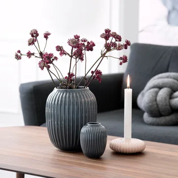 Hammershøi vase - Antrasittgrå, medium 21 cm - Kähler