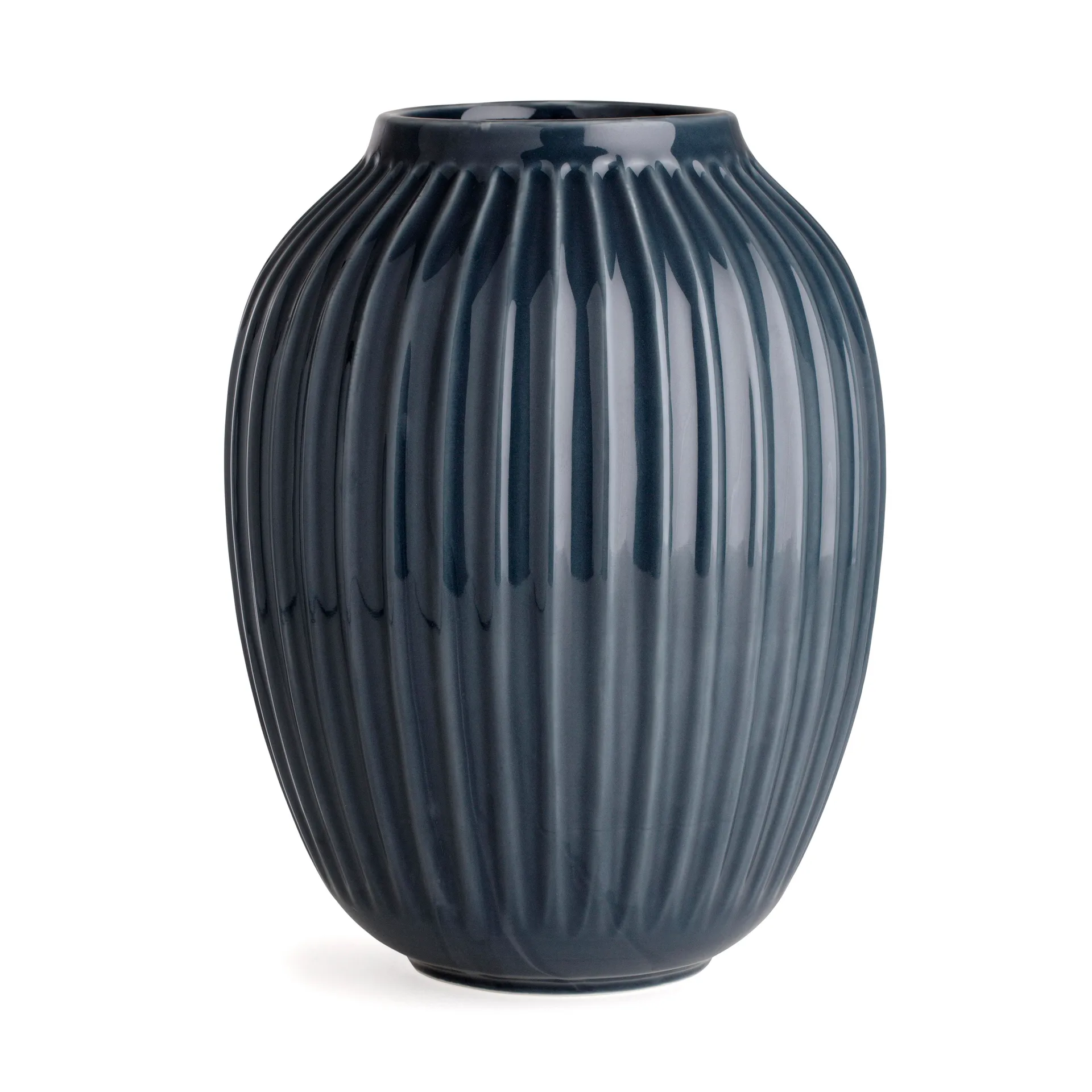 Hammershøi vase, Antrasittgrå, stor 25,5 cm Kähler