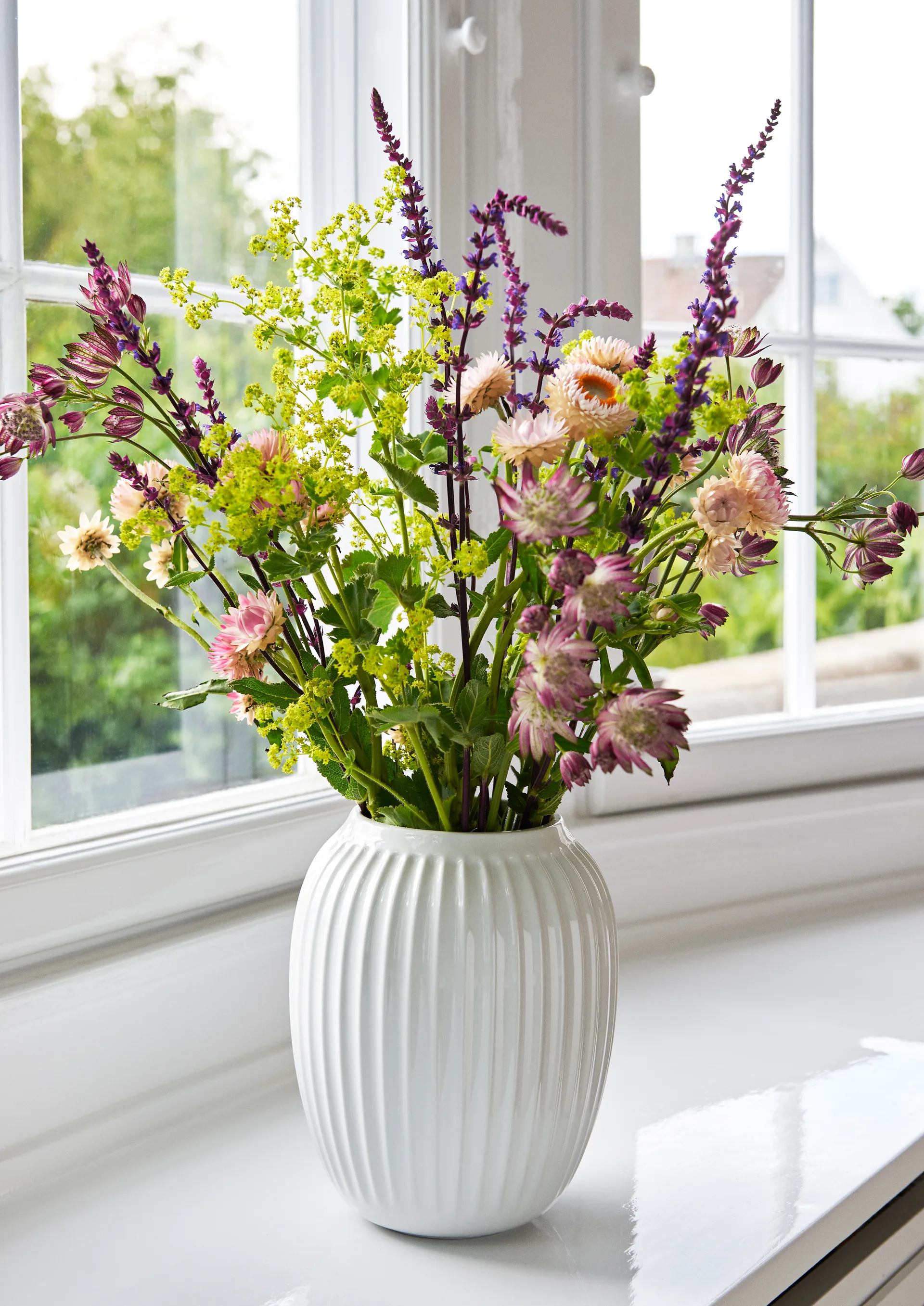 Hammershøi vase, Hvit, medium 21 cm Kähler