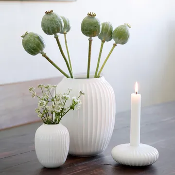 Hammershøi vase - Hvit, medium 21 cm - Kähler