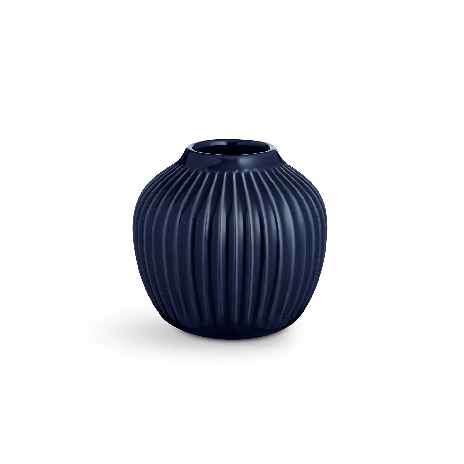 Hammershøi vase liten, indigo Kähler