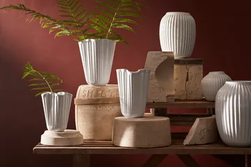 Hammershøi vase medium - hvit - Kähler