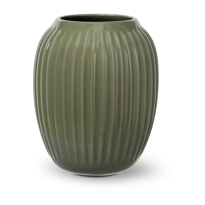 Hammershøi vase medium - Mørkegrønn - Kähler