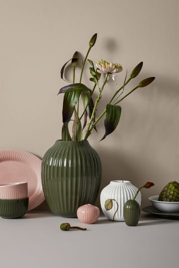 Hammershøi vase stor - Mørkegrønn - Kähler