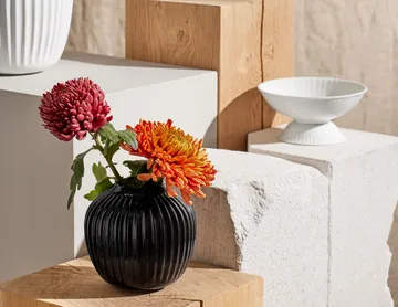 Hammershøi vase - Svart, liten 13 cm - Kähler