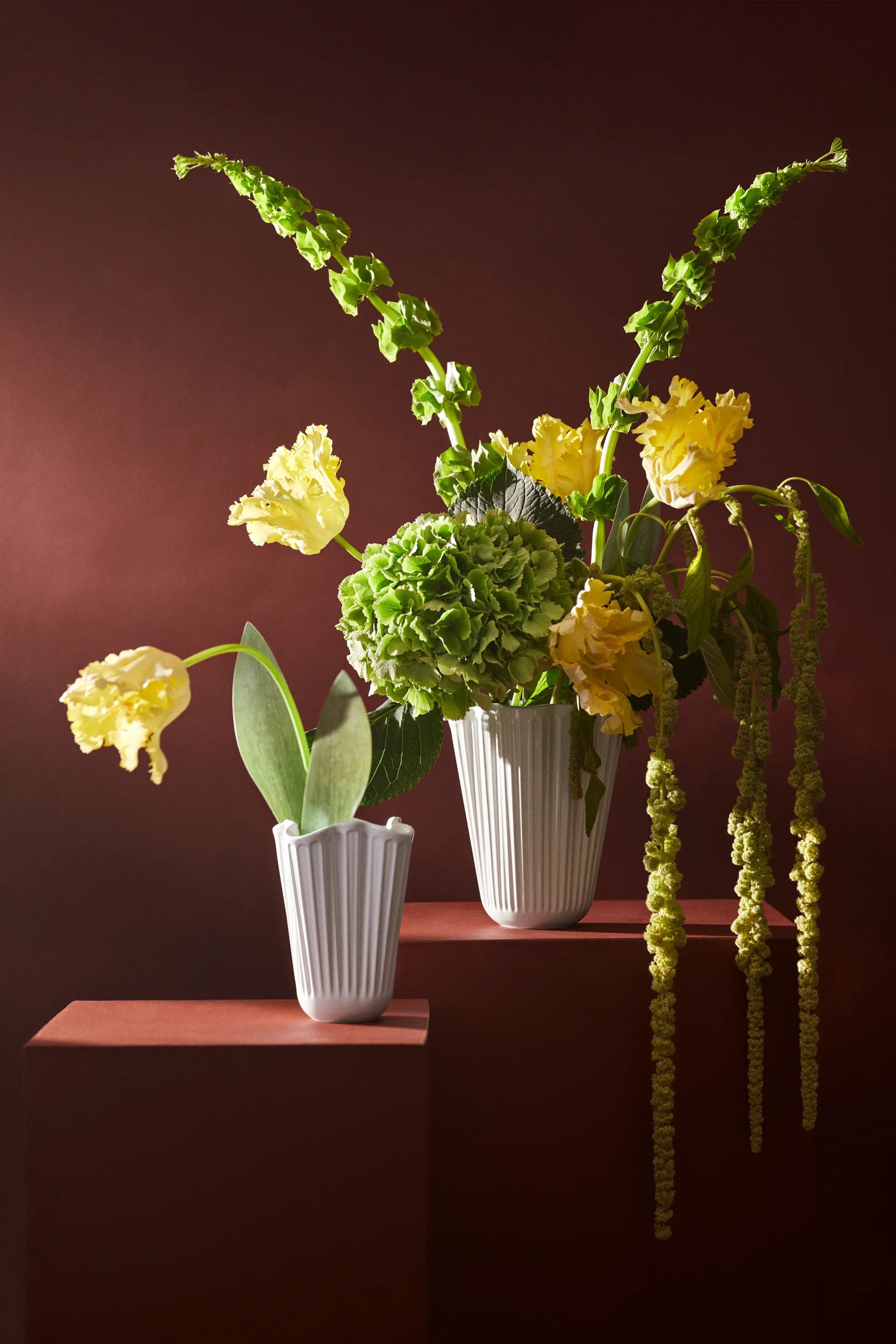 Hammershøi vase Unfold 16,5 cm, Hvit Kähler