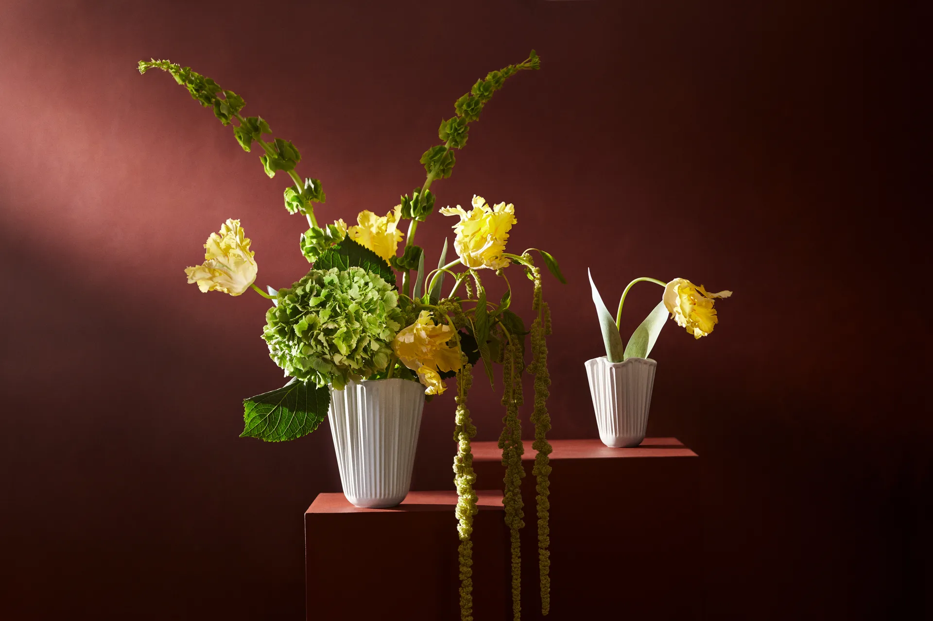 Hammershøi vase Unfold 16,5 cm, Hvit Kähler