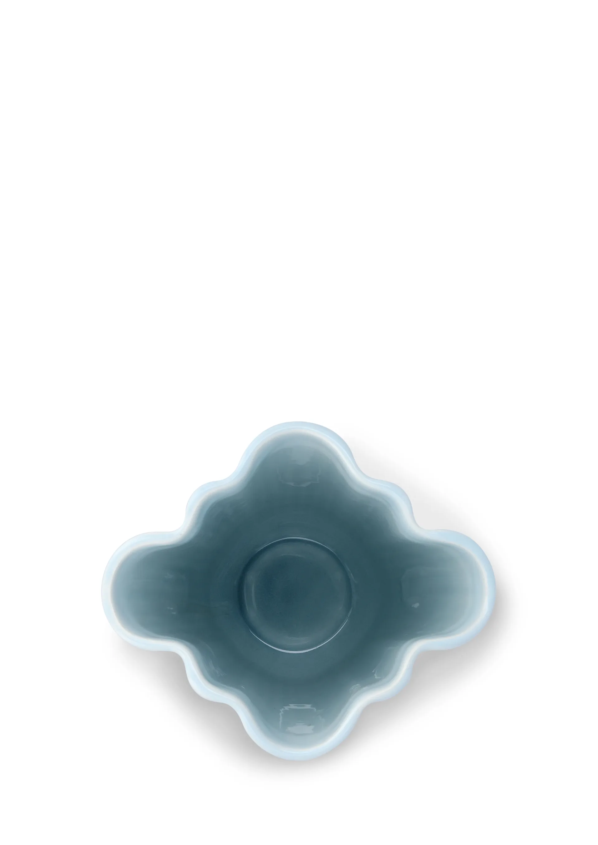 Hammershøi vase Unfold, Blå, 20,5 cm Kähler