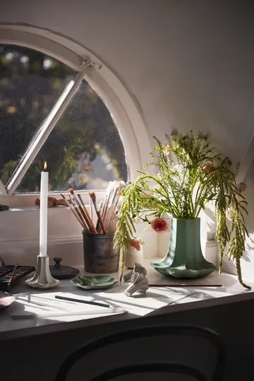 Kantarell lysestake - Sand, 10 cm - Kähler